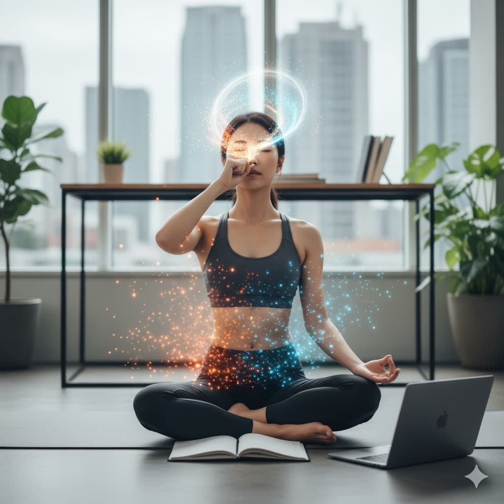 集中力を高めるヨガの呼吸法