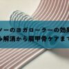 ダイソーのヨガローラーの効果は？むくみ解消から肩甲骨ケアまで紹介