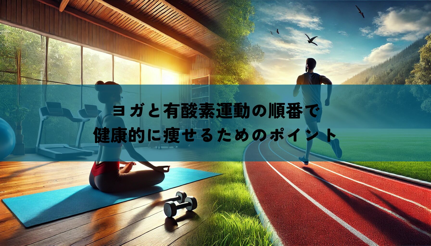 ヨガと有酸素運動の順番で健康的に痩せるためのポイント