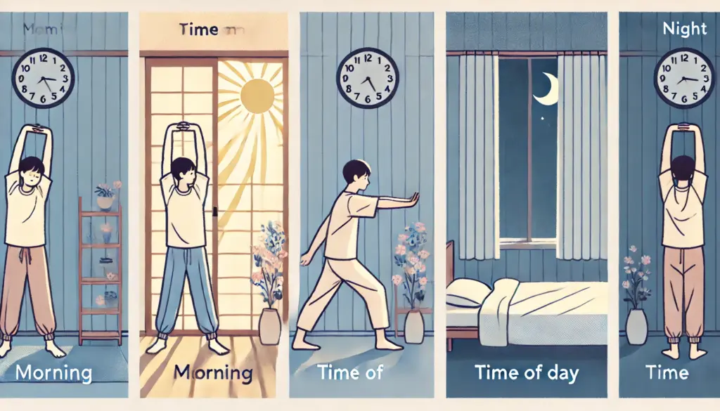 ストレッチをする時間帯とダイエットへの影響