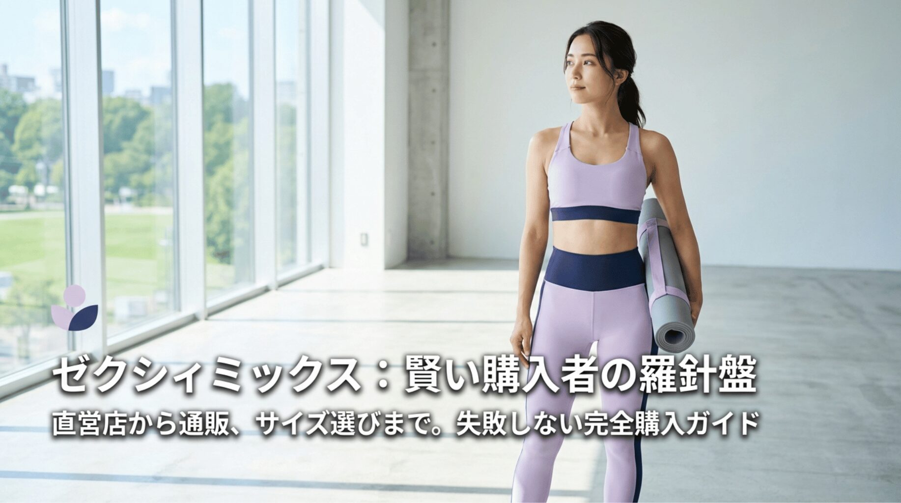 ゼクシィミックスの直営店から通販、サイズ選びまでを網羅した「賢い購入者の羅針盤」ガイドの表紙 。